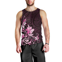 Matariki New Zealand Men Tank Top Maori Pattern Pink Galaxy LT05 - Polynesian Pride