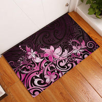 Matariki New Zealand Rubber Doormat Maori Pattern Pink Galaxy LT05 Pink - Polynesian Pride
