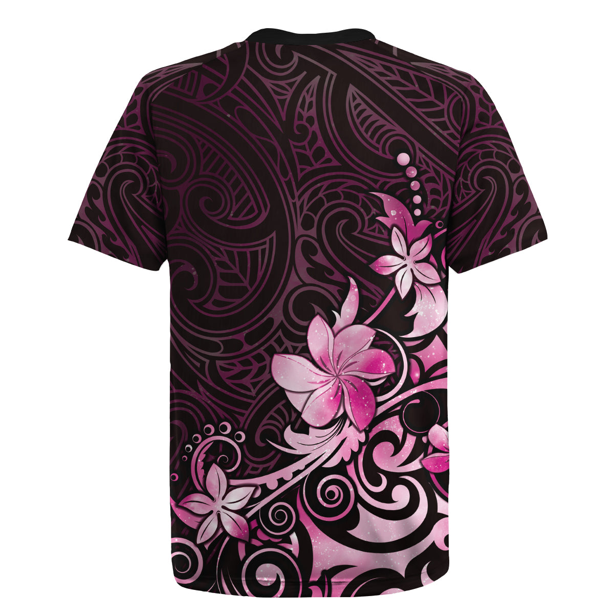 Matariki New Zealand Rugby Jersey Maori Pattern Pink Galaxy