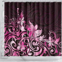 Matariki New Zealand Shower Curtain Maori Pattern Pink Galaxy LT05 - Polynesian Pride