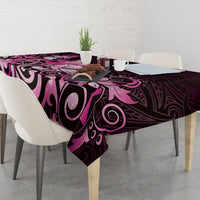 Matariki New Zealand Tablecloth Maori Pattern Pink Galaxy LT05 - Polynesian Pride