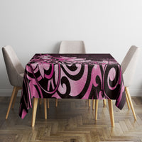 Matariki New Zealand Tablecloth Maori Pattern Pink Galaxy LT05 - Polynesian Pride