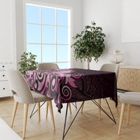 Matariki New Zealand Tablecloth Maori Pattern Pink Galaxy LT05 - Polynesian Pride