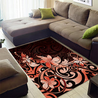 Matariki New Zealand Area Rug Maori Pattern Red Galaxy LT05 - Polynesian Pride