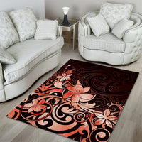 Matariki New Zealand Area Rug Maori Pattern Red Galaxy LT05 - Polynesian Pride