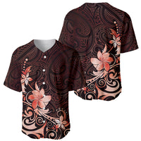 Matariki New Zealand Baseball Jersey Maori Pattern Red Galaxy LT05 - Polynesian Pride