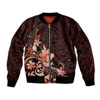 Matariki New Zealand Bomber Jacket Maori Pattern Red Galaxy LT05 Unisex Red - Polynesian Pride