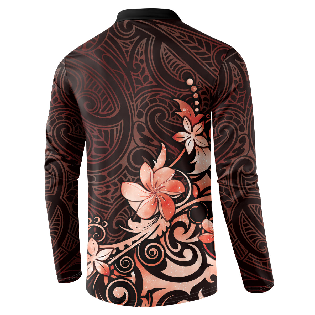 Matariki New Zealand Button Sweatshirt Maori Pattern Red Galaxy LT05 - Polynesian Pride