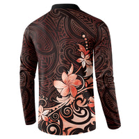 Matariki New Zealand Button Sweatshirt Maori Pattern Red Galaxy LT05 - Polynesian Pride