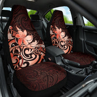 Matariki New Zealand Car Seat Cover Maori Pattern Red Galaxy LT05 One Size Red - Polynesian Pride