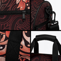 Matariki New Zealand Duffle Bag Maori Pattern Red Galaxy LT05 - Polynesian Pride
