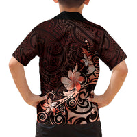 Matariki New Zealand Family Matching Puletasi and Hawaiian Shirt Maori Pattern Red Galaxy LT05 - Polynesian Pride