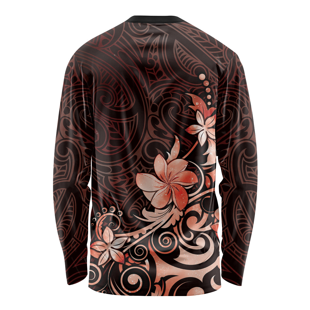 Matariki New Zealand Long Sleeve Shirt Maori Pattern Red Galaxy LT05 - Polynesian Pride