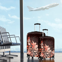 Matariki New Zealand Luggage Cover Maori Pattern Red Galaxy LT05 - Polynesian Pride