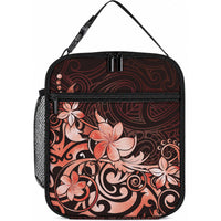 Matariki New Zealand Lunch Bag Maori Pattern Red Galaxy LT05 10.2 × 8.3 × 4.3 inch Red - Polynesian Pride