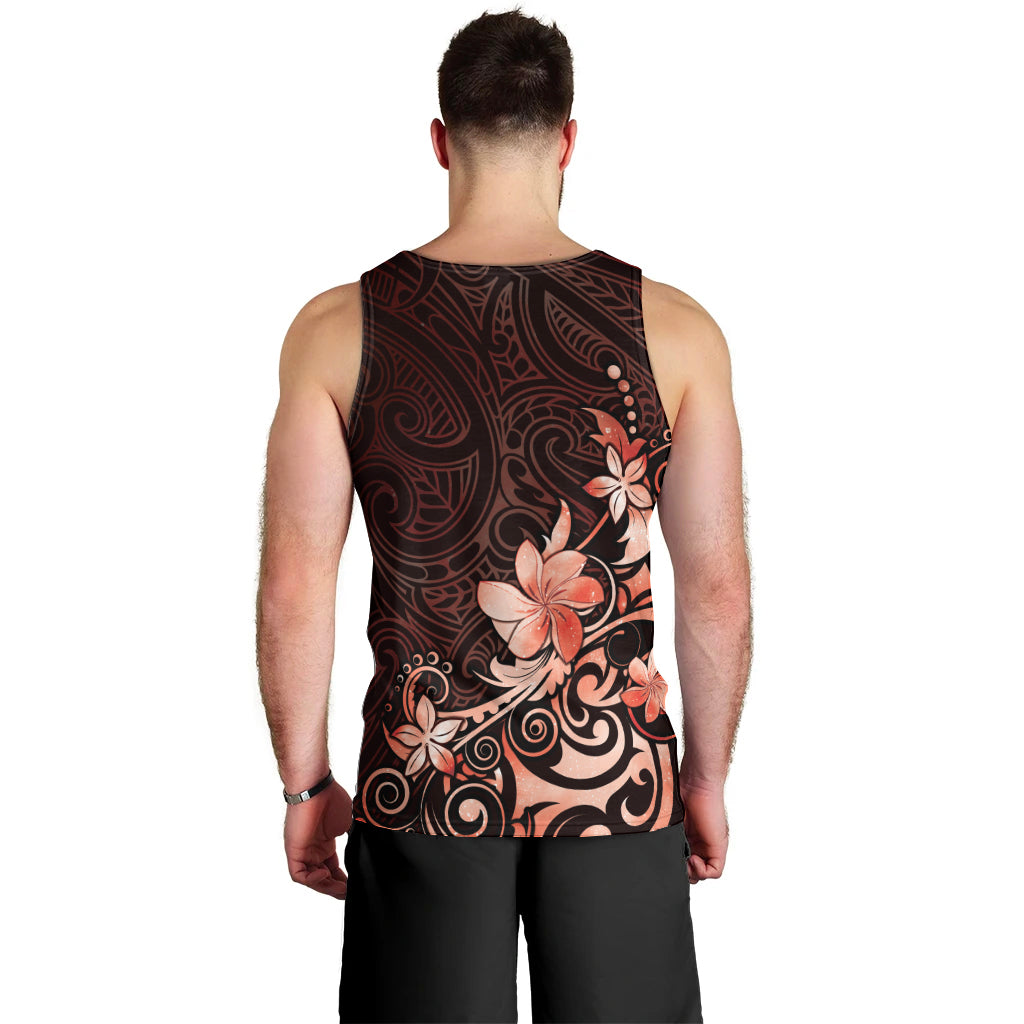 Matariki New Zealand Men Tank Top Maori Pattern Red Galaxy LT05 - Polynesian Pride