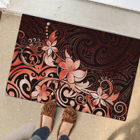 Matariki New Zealand Rubber Doormat Maori Pattern Red Galaxy LT05 - Polynesian Pride