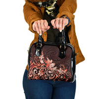 Matariki New Zealand Shoulder Handbag Maori Pattern Red Galaxy LT05 One Size Red - Polynesian Pride