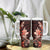 Matariki New Zealand Tumbler With Handle Maori Pattern Red Galaxy