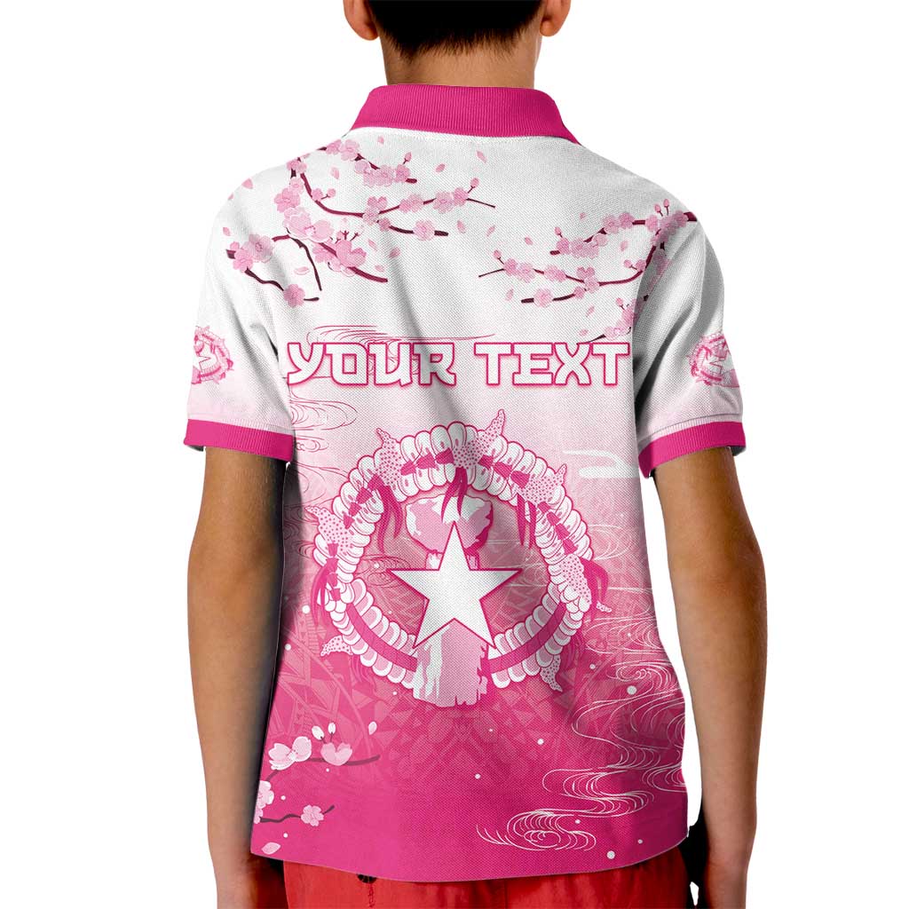 Personalized Sakura Marianas Kid Polo Shirt CNMI Seal