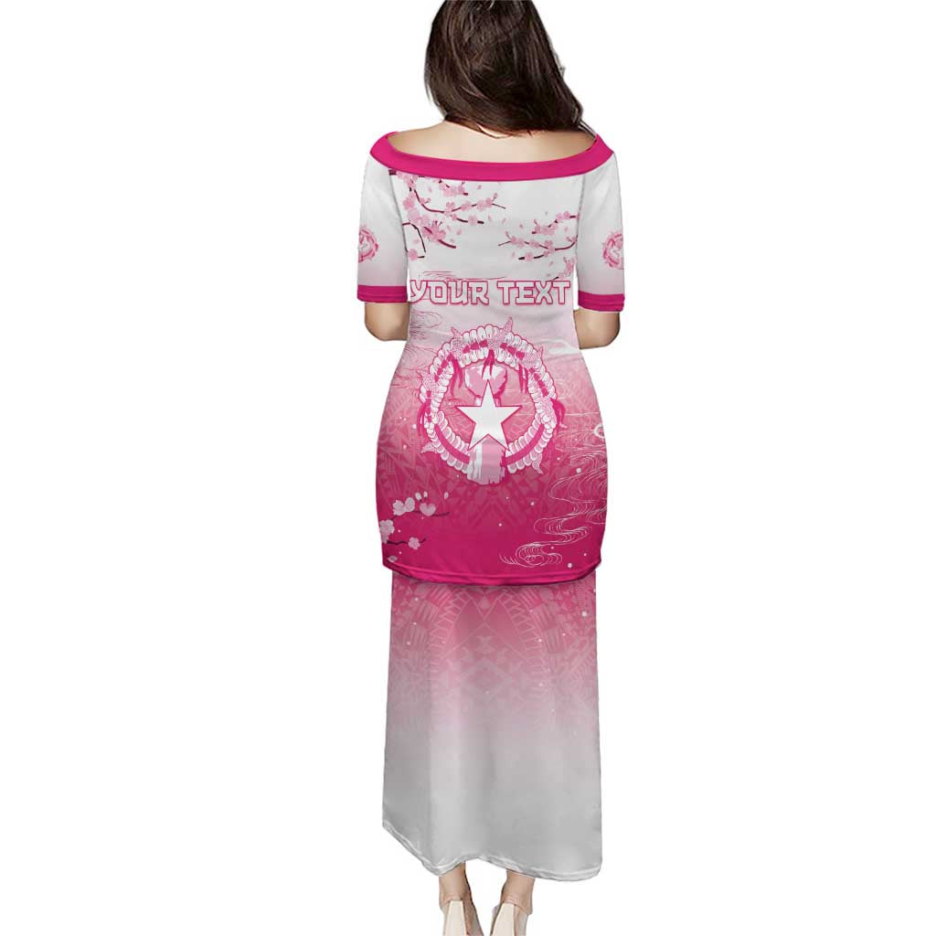 Personalized Sakura Marianas Puletasi CNMI Seal LT05 - Polynesian Pride