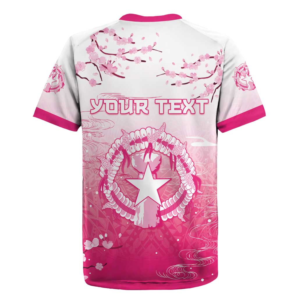 Personalized Sakura Marianas Rugby Jersey CNMI Seal