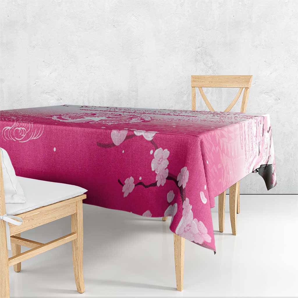 Sakura Marianas Tablecloth CNMI Seal