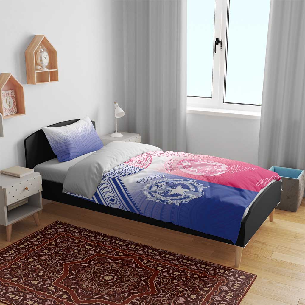 Northern Mariana Islands And Japan Together Bedding Set LT05 - Polynesian Pride