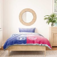 Northern Mariana Islands And Japan Together Bedding Set LT05 - Polynesian Pride