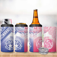 Custom Northern Mariana Islands And Japan Together 4 in 1 Can Cooler Tumbler