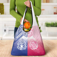 Northern Mariana Islands And Japan Together Grocery Bag