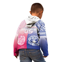 Custom Northern Mariana Islands And Japan Together Kid Hoodie
