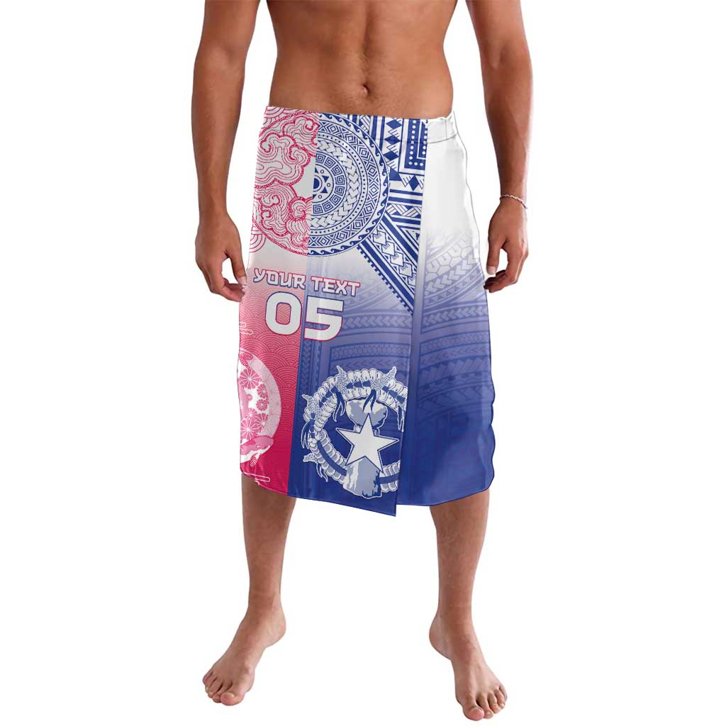 Custom Northern Mariana Islands And Japan Together Lavalava