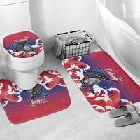 Guam Blue Marlin Fishing Bathroom Set Polynesian Style