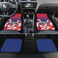 Guam Blue Marlin Fishing Car Mats Polynesian Style