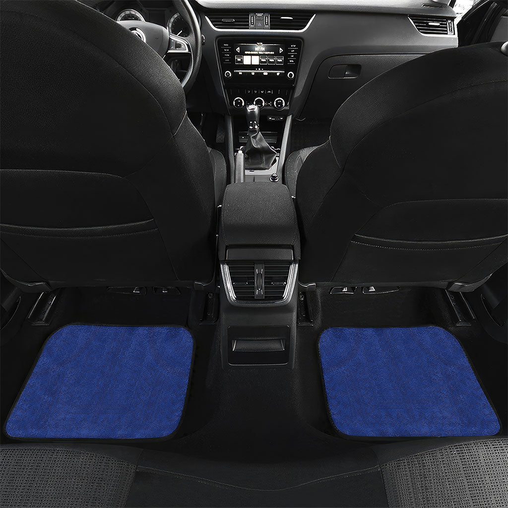 Guam Blue Marlin Fishing Car Mats Polynesian Style