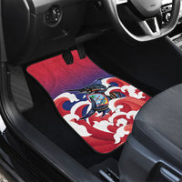 Guam Blue Marlin Fishing Car Mats Polynesian Style