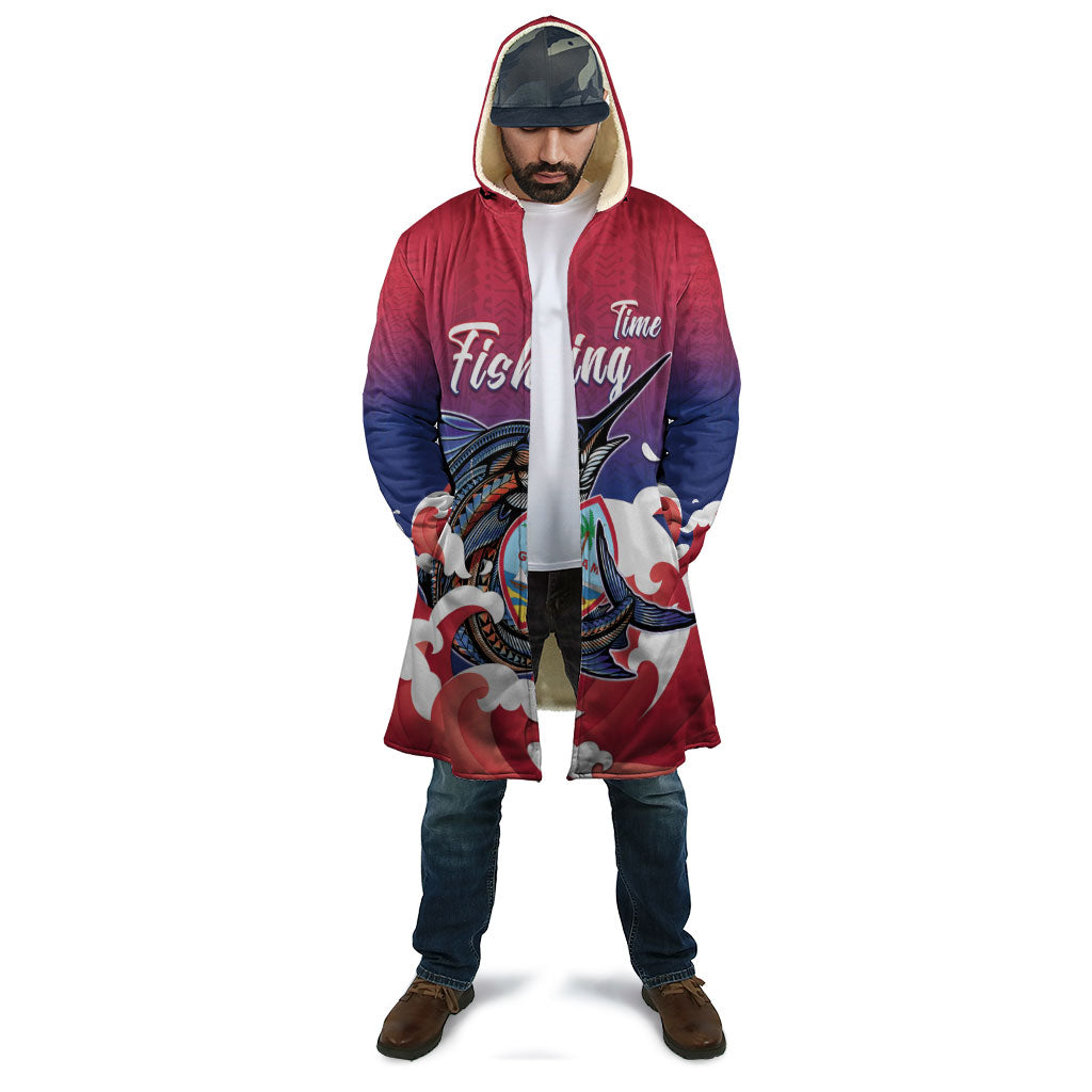Guam Blue Marlin Fishing Cloak Polynesian Style