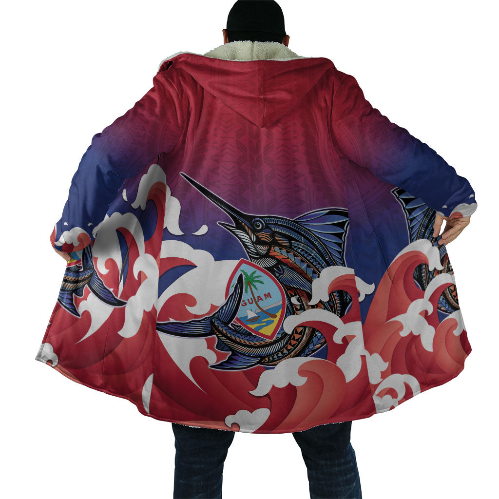 Guam Blue Marlin Fishing Cloak Polynesian Style