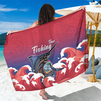Guam Blue Marlin Fishing Sarong Polynesian Style