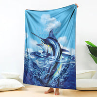 Hawaii Blue Marlin Fishing Blanket