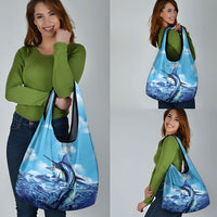 Hawaii Blue Marlin Fishing Grocery Bag