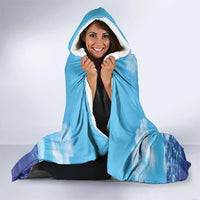 Hawaii Blue Marlin Fishing Hooded Blanket