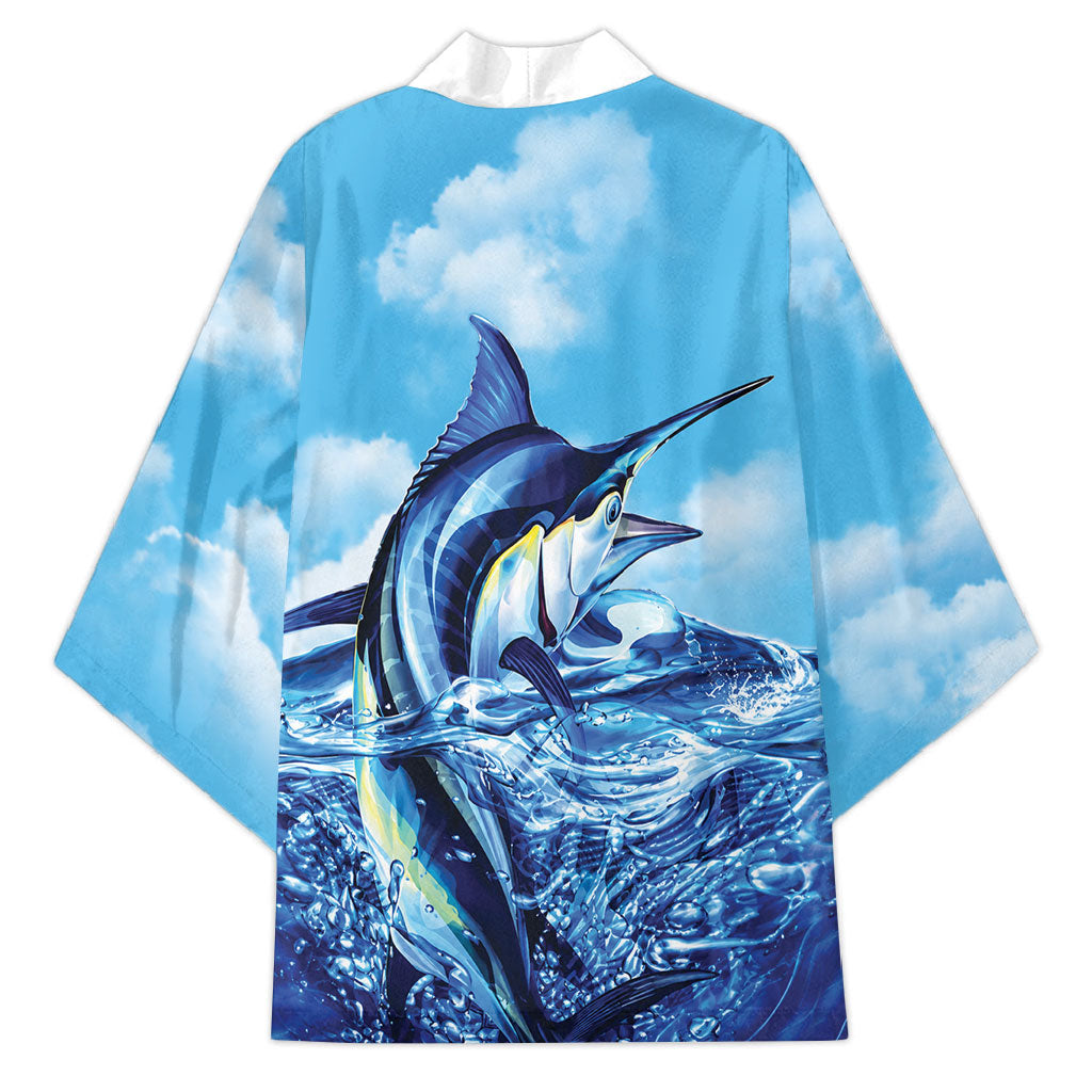 Hawaii Blue Marlin Fishing Kimono