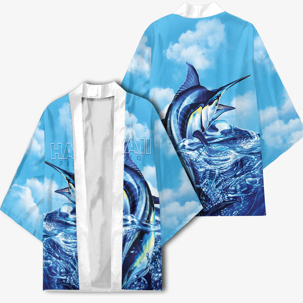 Hawaii Blue Marlin Fishing Kimono