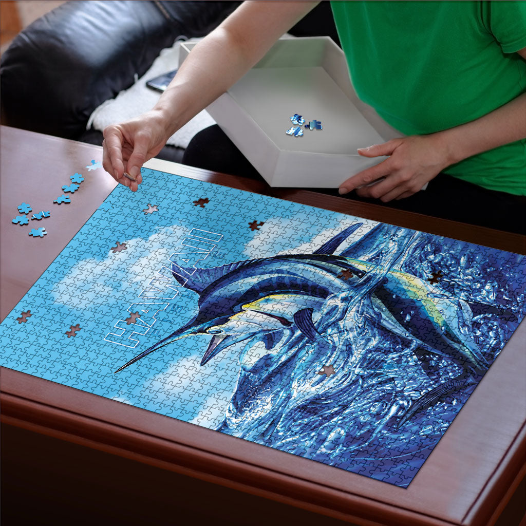 Hawaii Blue Marlin Fishing Puzzle