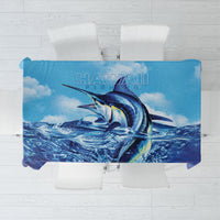 Hawaii Blue Marlin Fishing Tablecloth