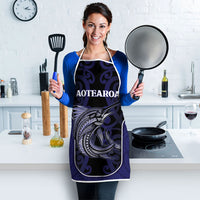 New Zealand Aotearoa Apron Blue Marlin Fishing Maori Pattern LT05 - Polynesian Pride