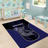 New Zealand Aotearoa Area Rug Blue Marlin Fishing Maori Pattern LT05 - Polynesian Pride