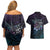 Polynesia Suicide Prevention Awareness Couples Matching Off Shoulder Short Dress and Hawaiian Shirt Keep Going The World Needs You